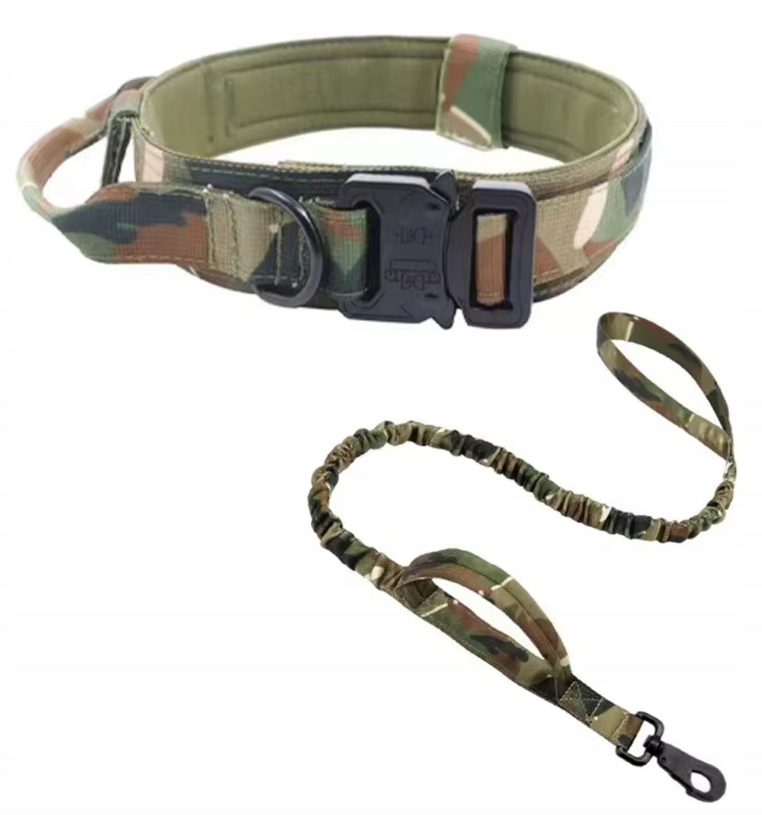 PROFESSIONAL TACTICAL DOG COLLAR METAL BUCKLE STRONG LEASH 34-44 CM M Manufacturer code OBTSCAM