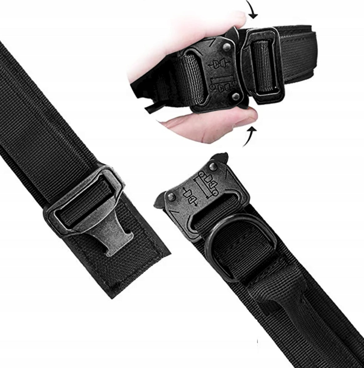PROFESSIONAL TACTICAL DOG COLLAR METAL BUCKLE STRONG LEASH 48-60 CM XL Manufacturer code OBTSCZXL