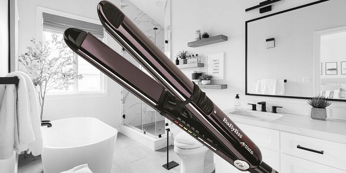 PROFESSIONAL TITANIUM HAIR STRAIGHTENER BABYLISS PRO BAB3500E - IONS Brand Babyliss Pro