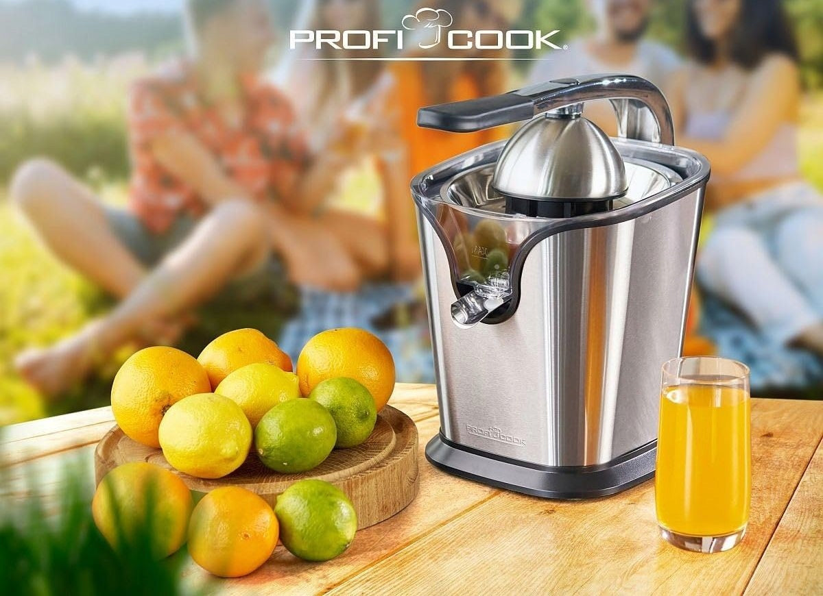 PROFICOOK CITRUS FRUIT JUICER VEGETABLE JUICER 2 CONES Power rating 160 W