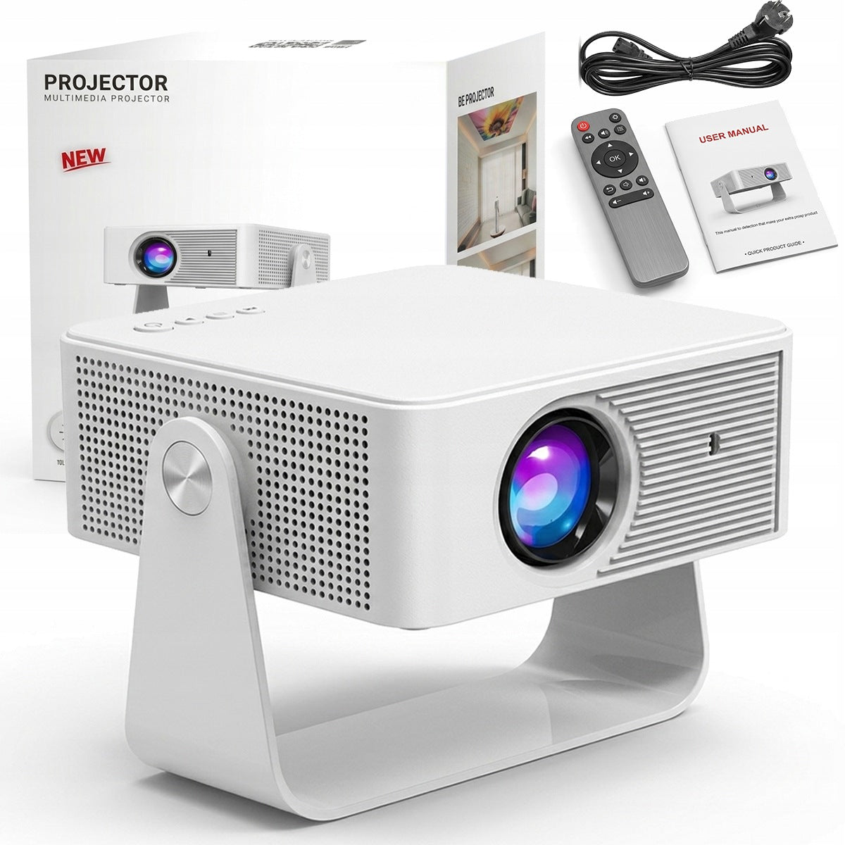 PROJECTOR ANDROID SMART TV WIFI FULL HD 8000LM 4K LED BLUETOOTH