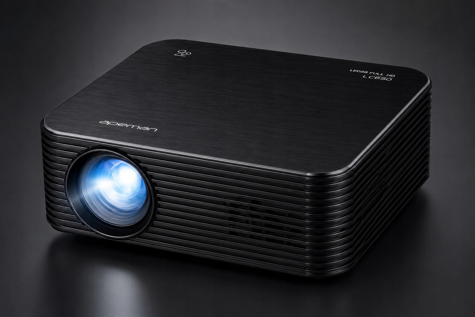 PROJECTOR APEMAN LC650 FULL HD 1080P 300" LED HDMI USB 4K HOME THEATER Packaging status original