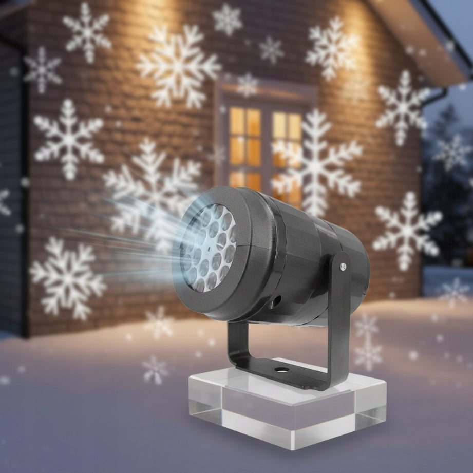 PROJECTOR CHRISTMAS SNOWFLAKES SNOW LED WATERPROOF Packaging status original