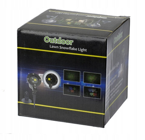 PROJECTOR COLOR LASER PROJECTOR SNOWFLAKES FOR HOME WALL EAN (GTIN) 5900201983551