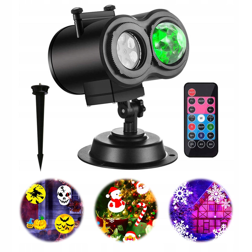 PROJECTOR LASER PROJECTOR LED CHRISTMAS HALLOWEEN BIRTHDAY IP44 Packaging status original