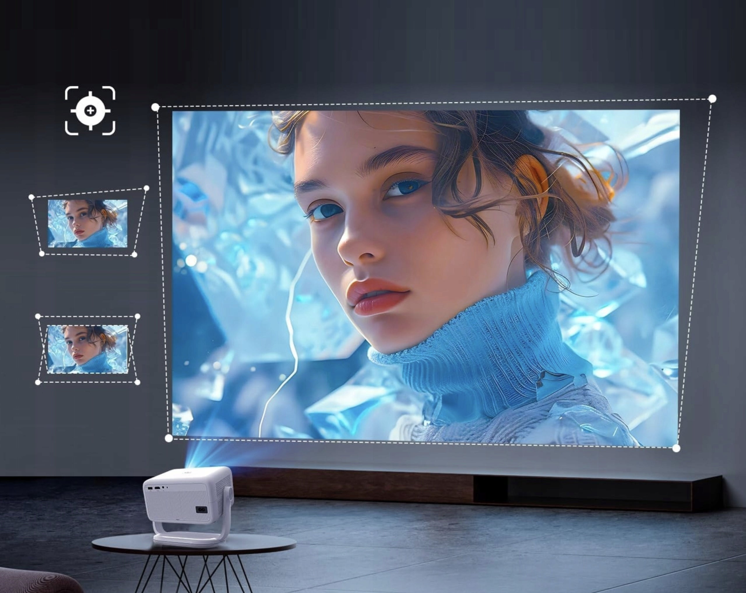 PROJECTOR MAGCUBIC L018 4K 1080p ANDROID WiFi TV SPEAKER BT NETFLIX 2025 PL Brand Magcubic