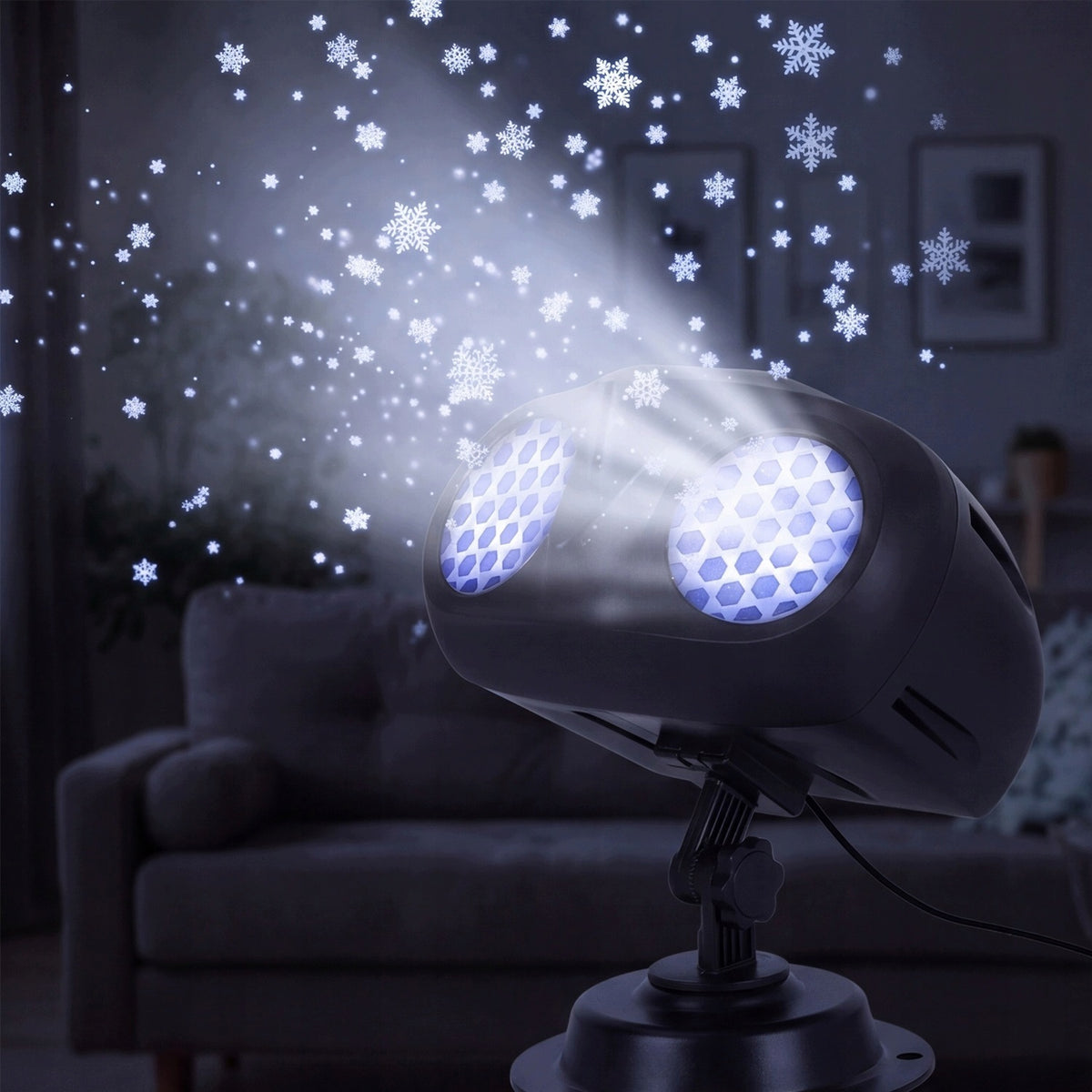 PROJECTOR SNOWFLAKES LED CHRISTMAS FOR GARDEN IP65 REMOTE CONTROL GIFT Manufacturer code DHEUI9H