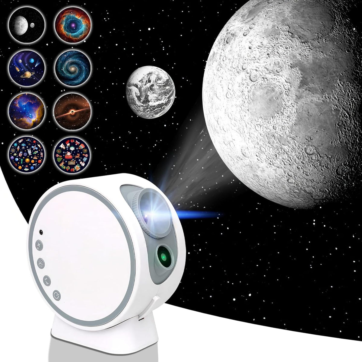 PROJECTOR SPACE SACRED SPEAKER BLUETHOOT HD 8 DISKS WHITE NOISE