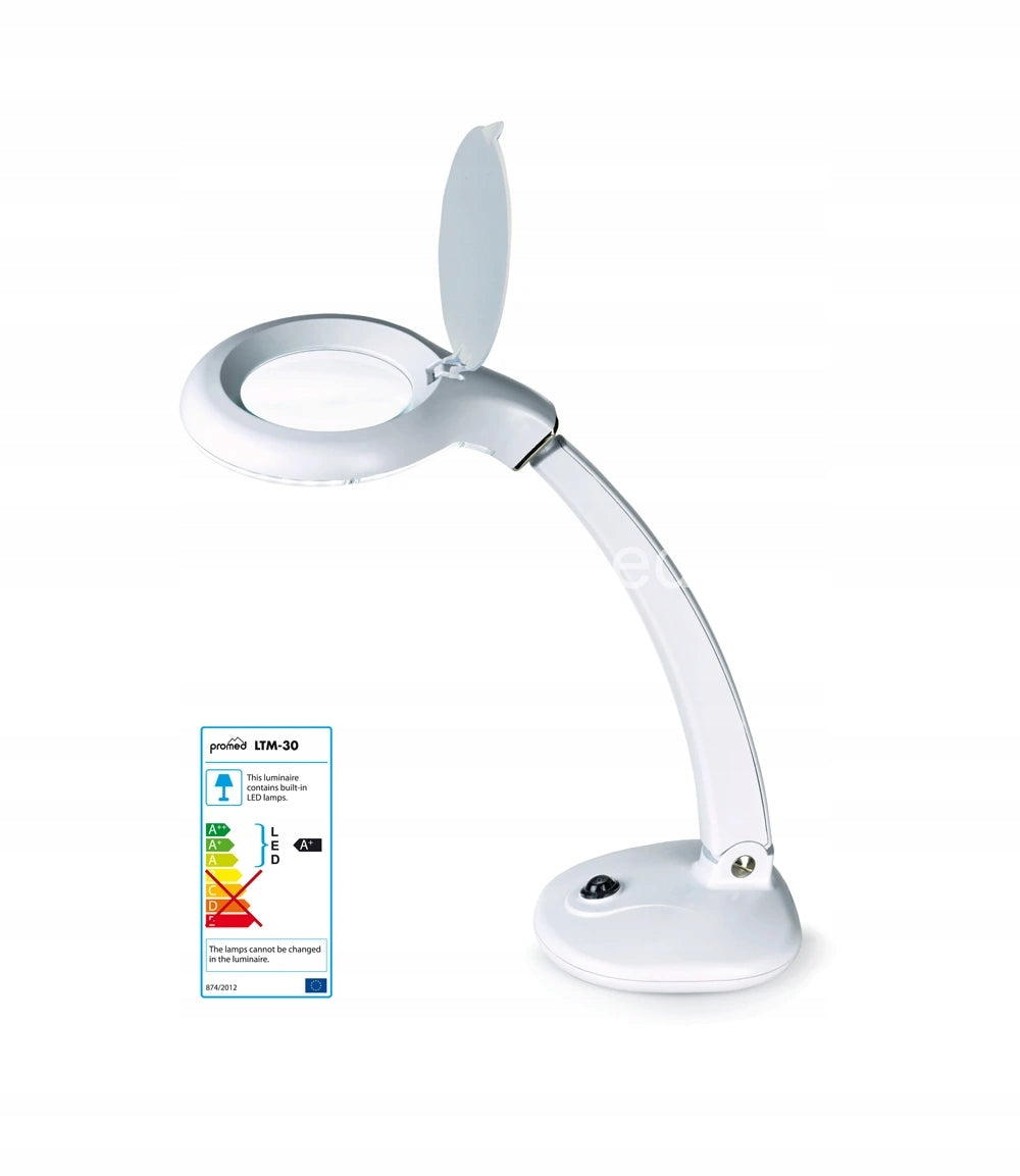 PROMED LED Stolní lampa s lupou LTM-30 bílá EAN (GTIN) 4043641220037