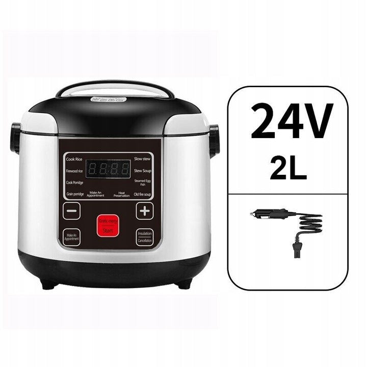 PROMO!! MULTICOOKER car 2L cooker RICE COOKER 24V TIR bus Manufacturer code Kuchenka samochodowa samochodowy 24V