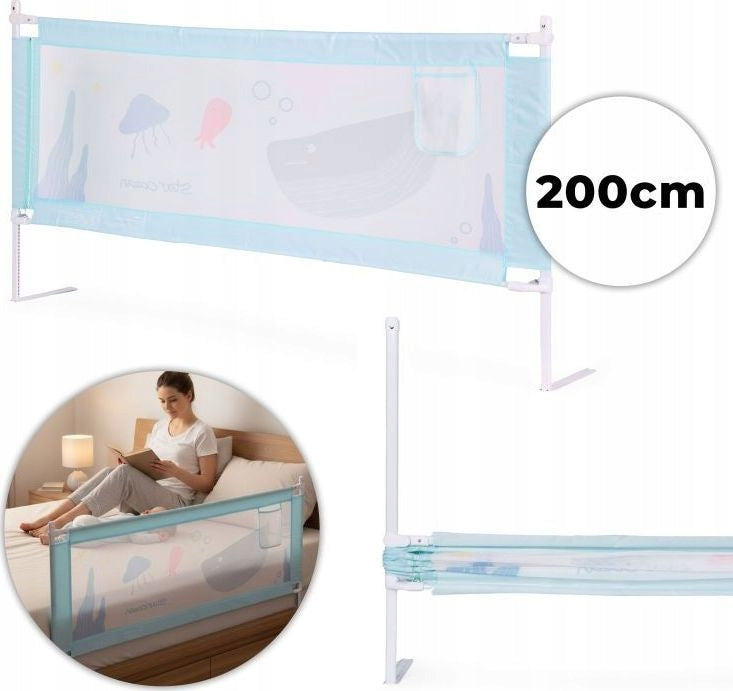 PROTECTIVE BARRIER FOR BED 200cm PROTECTION COVER FOR CHILDREN - ECOTOYS