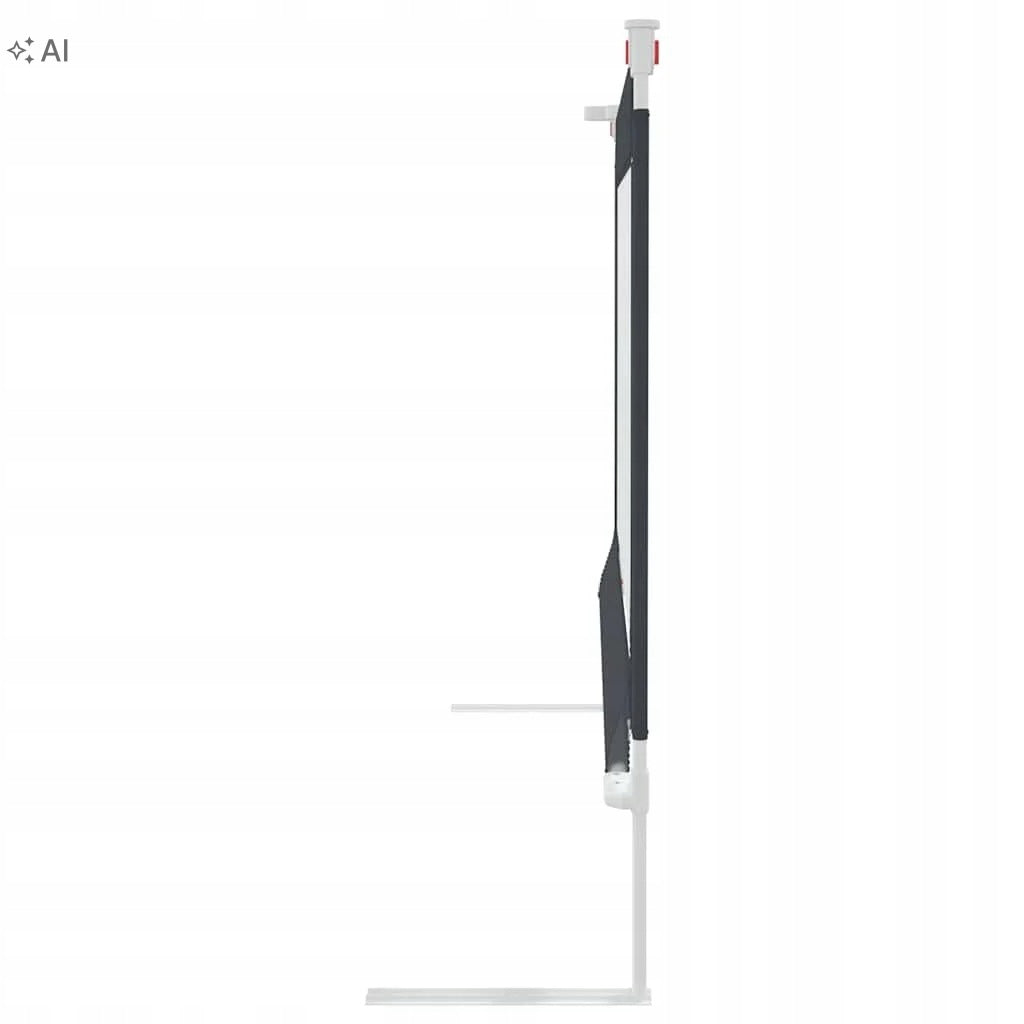 PROTECTIVE BARRIER FOR CHILDREN'S BED 140 CM ADJUSTABLE GREY Brand VidaXL