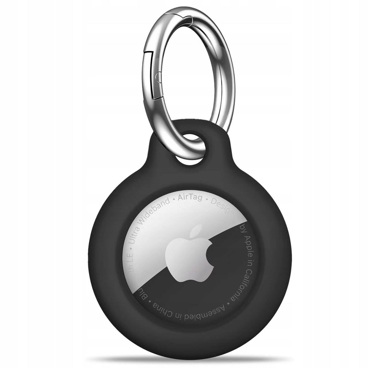 PROTECTIVE CASE KEY RING FOR APPLE AIRTAG 2021 / 2026 BLACK Manufacturer code 5906302368938