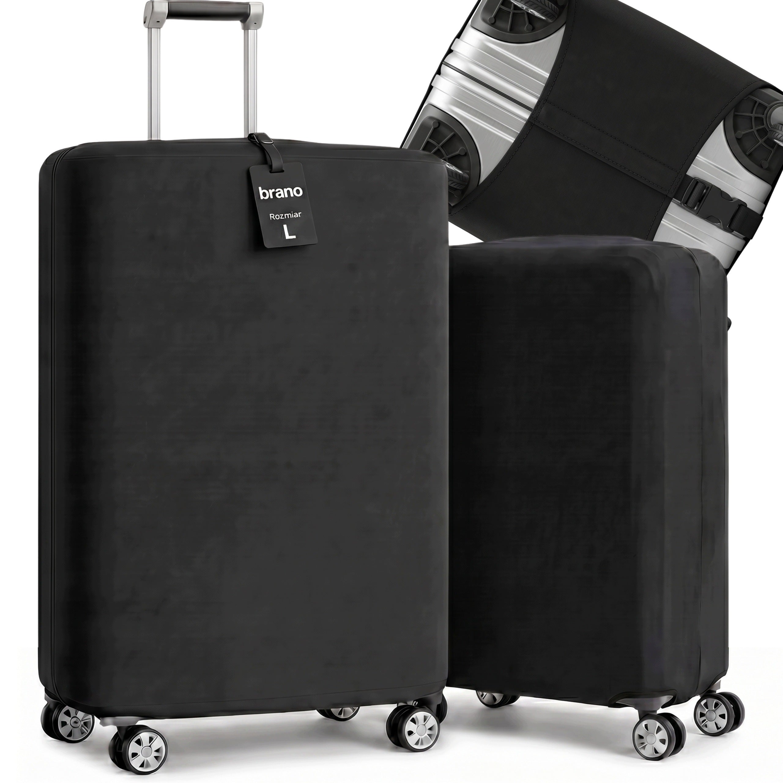 PROTECTIVE COVER for travel suitcase UNIVERSAL 70x40x37cm case size "L"