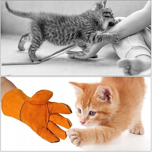 PROTECTIVE GLOVES FOR ANIMALS AGAINST CAT DOG SCRATCH BITE Manufacturer code RĘKAWICE OCHRONNE DLA ZWIERZĄT PRZECIW U