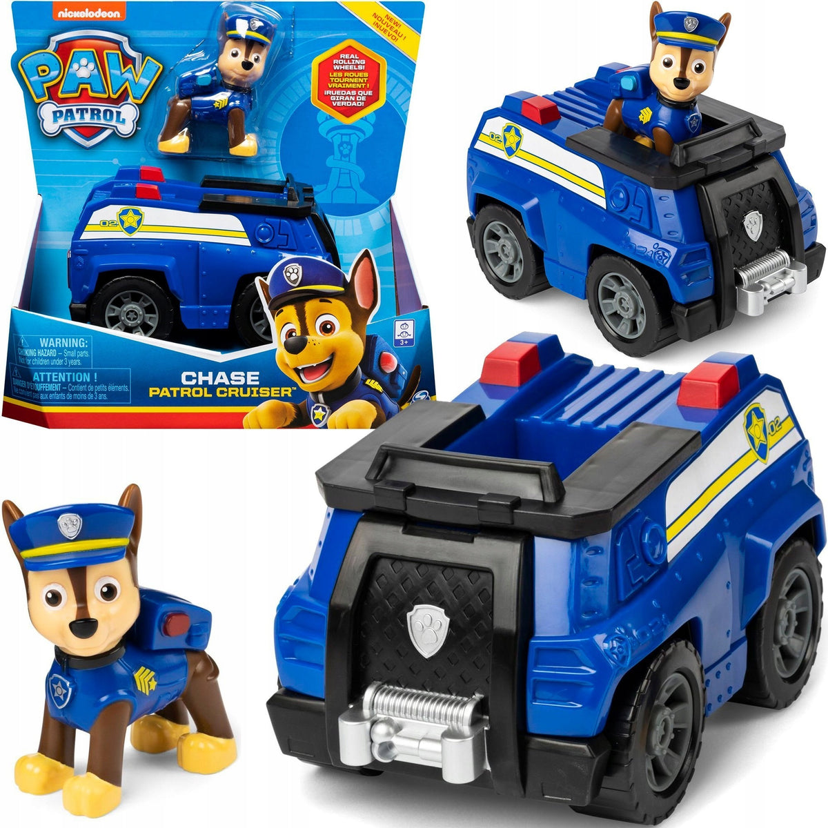 PSI PATROL FIGURINE CHASE VEHICLE POLICE CAR