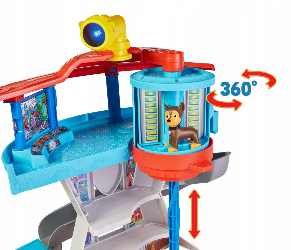PSI PATROL LARGE BASE WITH SLIDE + CHASE FIGURE AND VEHICLE POLICE CAR EAN (GTIN) 778988438794