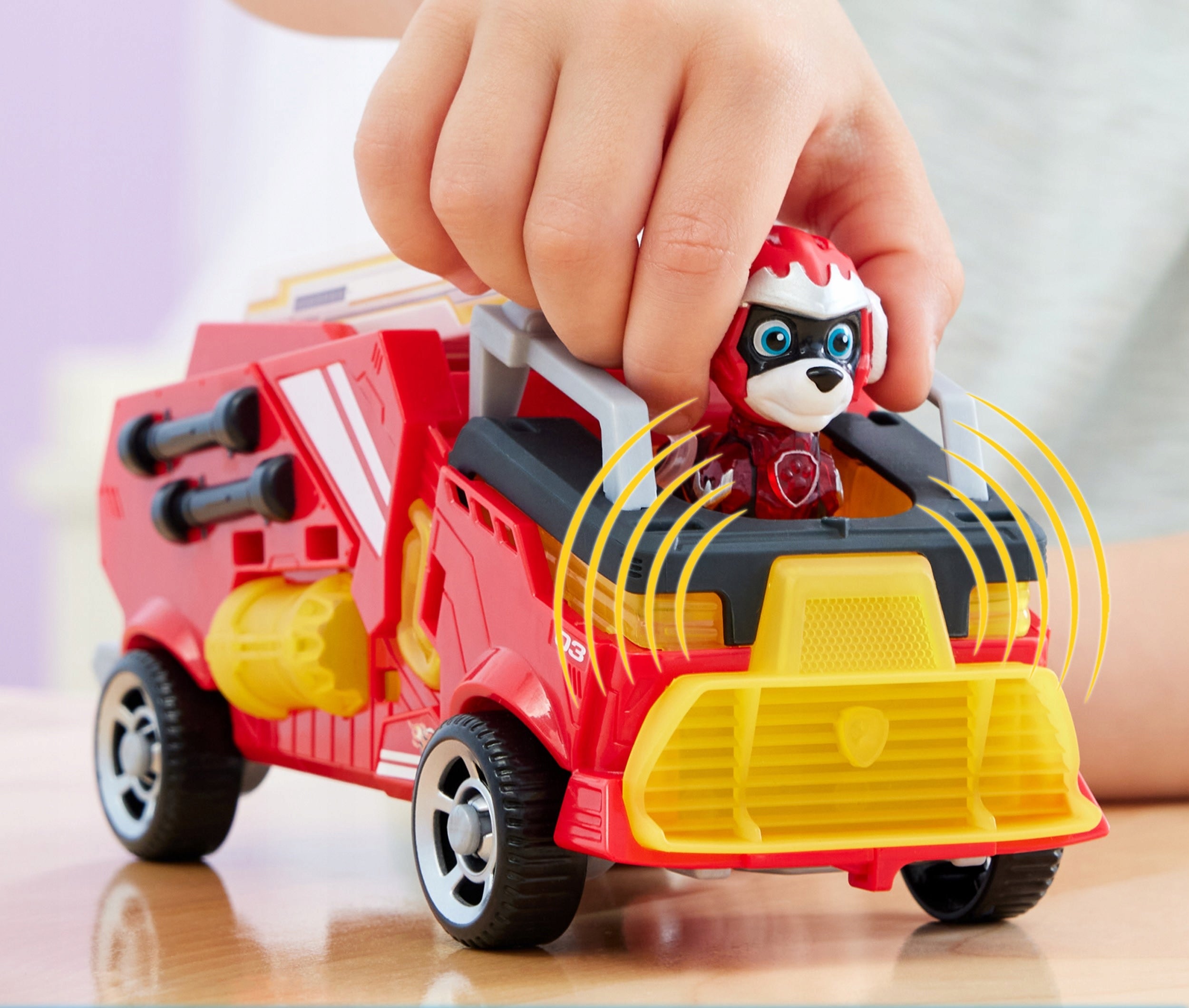 PSI PATROL MARSHALL FIRE TRUCK VEHICLE FIRE TRUCK FILM LIGHT SOUND Manufacturer code 6067509