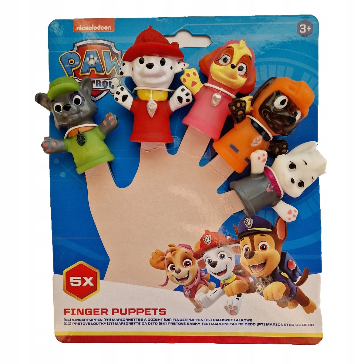 PSI PATROL Puppets Finger puppets 5 pcs PAW PATROL VARIANTS EAN (GTIN) 8711851882692