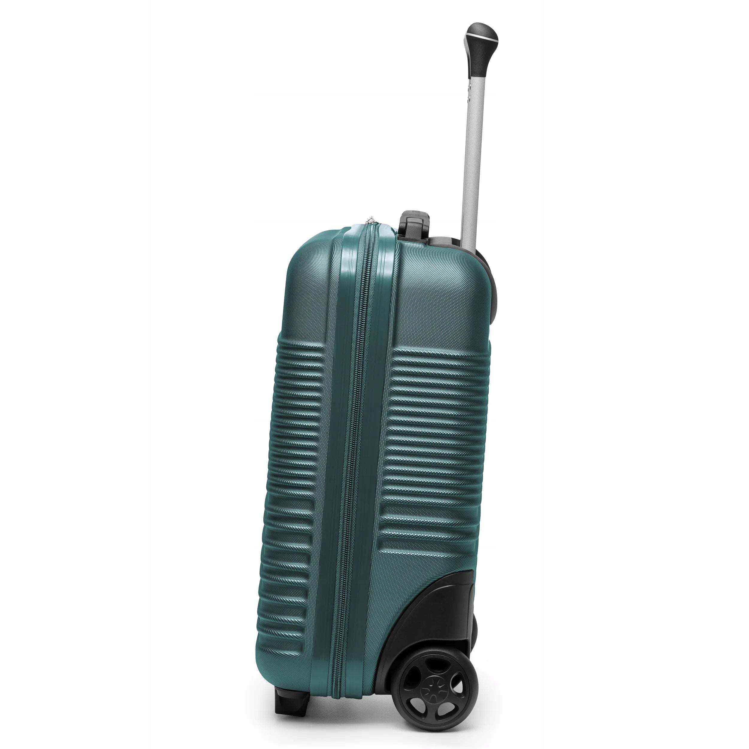 PUCCINI Small Ryanair Wizzair Cabin Suitcase On Wheels Green ABS028D-5D Brand PUCCINI