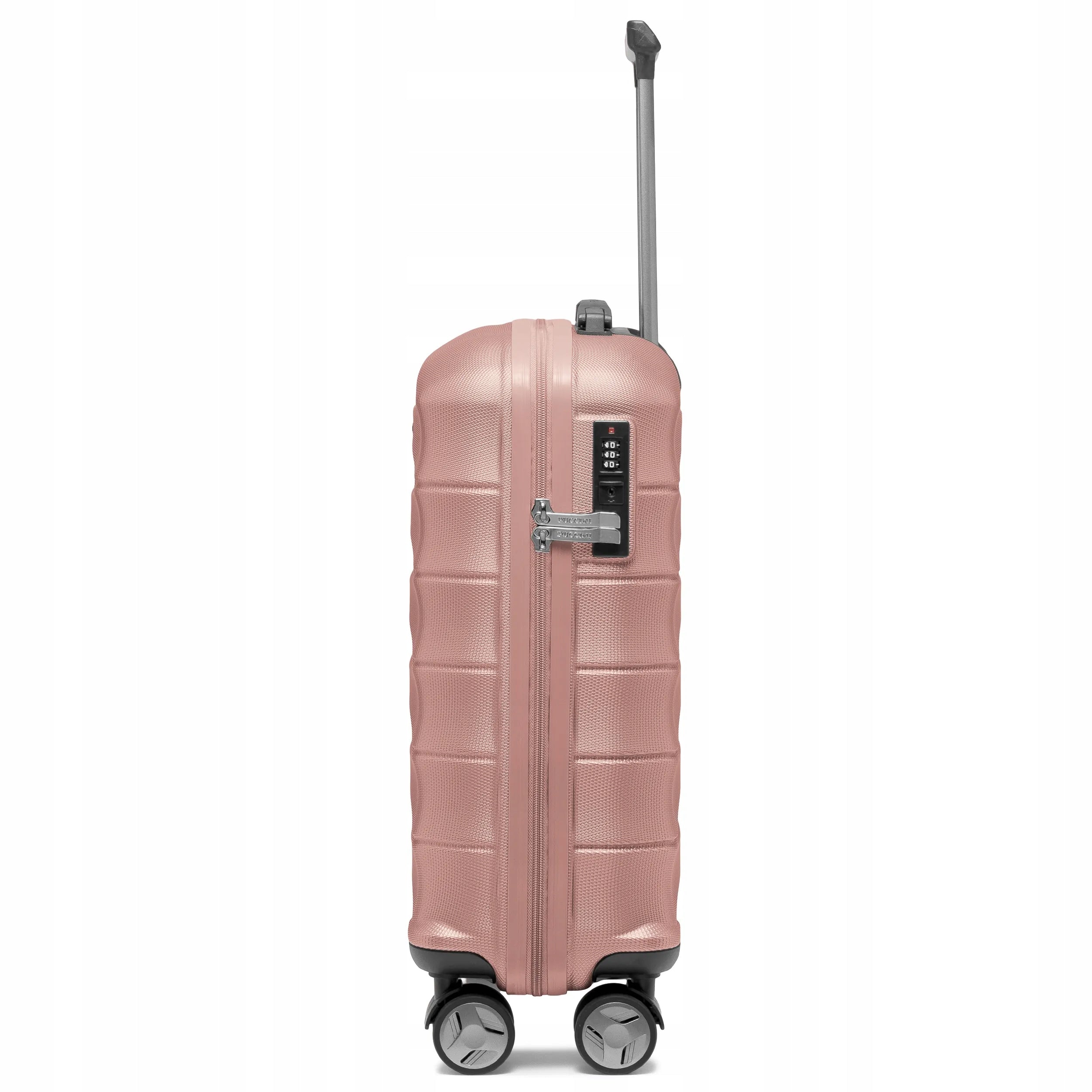 PUCCINI Travel Cabin Suitcase On Wheels Hard ABS Pink ABS030C-3C Brand PUCCINI