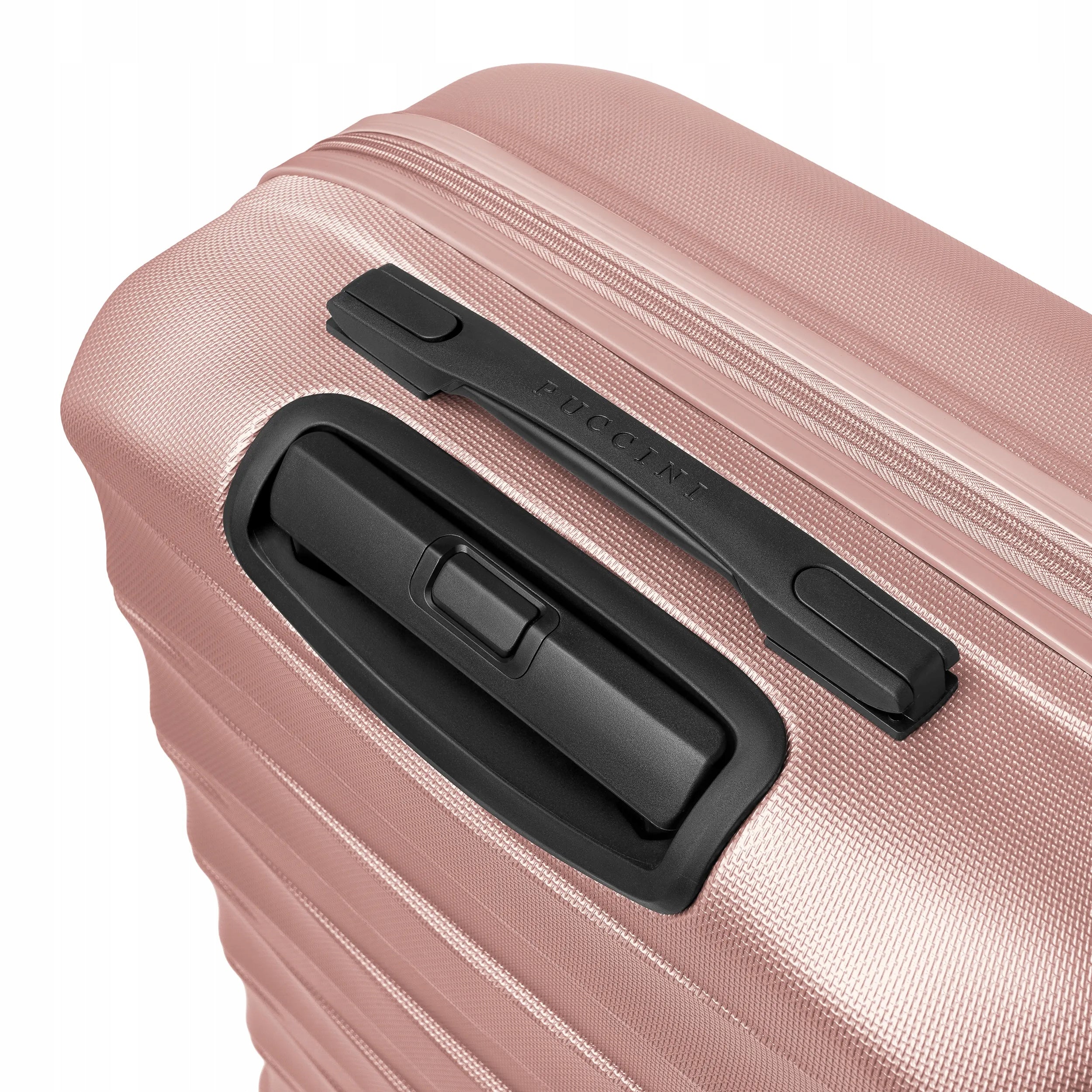 PUCCINI Travel Cabin Suitcase On Wheels Hard ABS Pink ABS030C-3C Depth (shorter edge) 20 cm