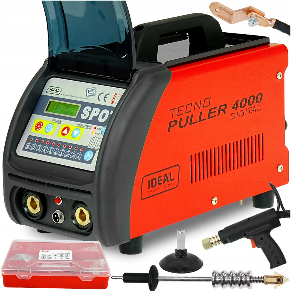 PULLER sheet metal spotter for removing dents. 230V SHEET METAL WELDING MACHINE.