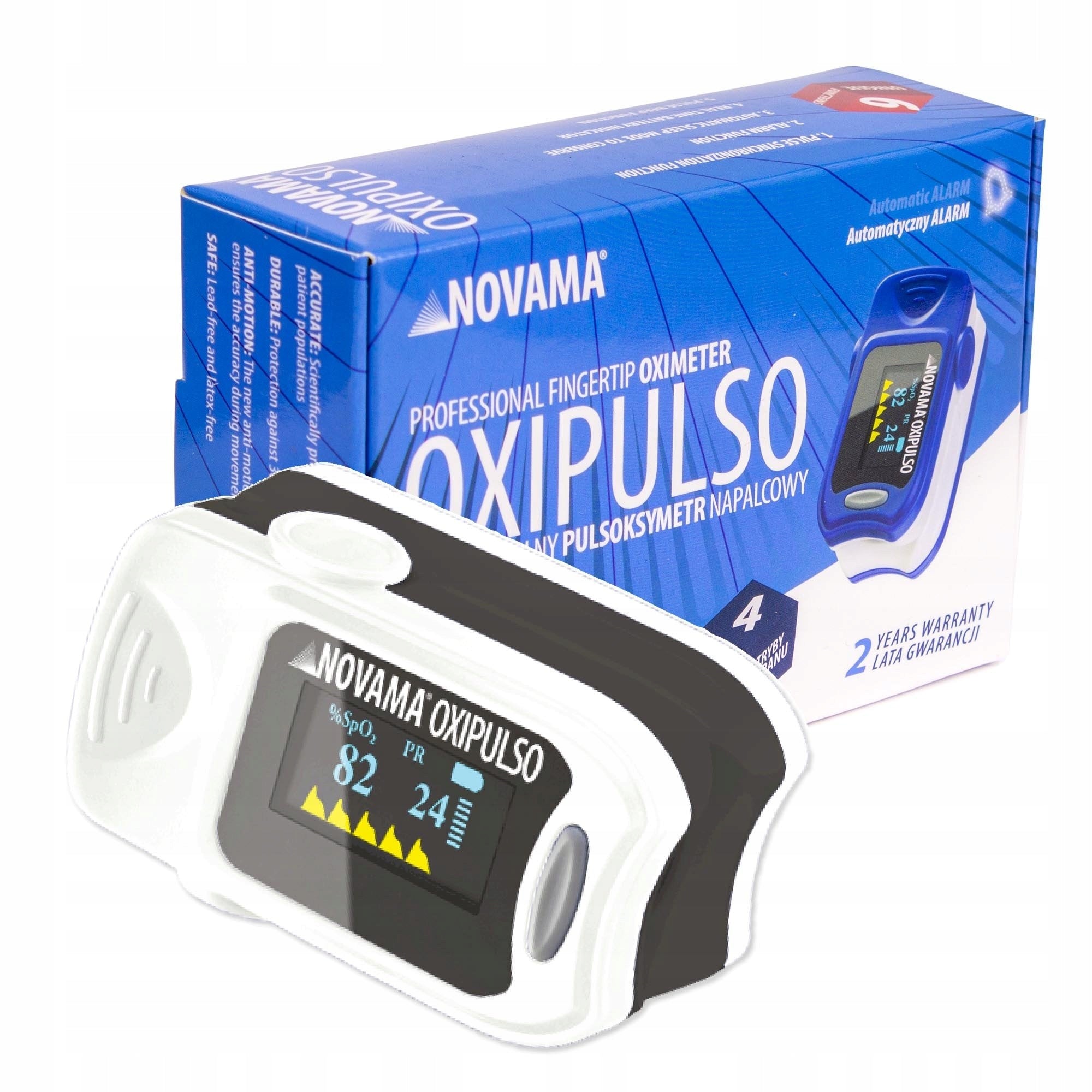 PULSE OXIMETER NOVAMA OXIPULSO WHITE Medical device yes