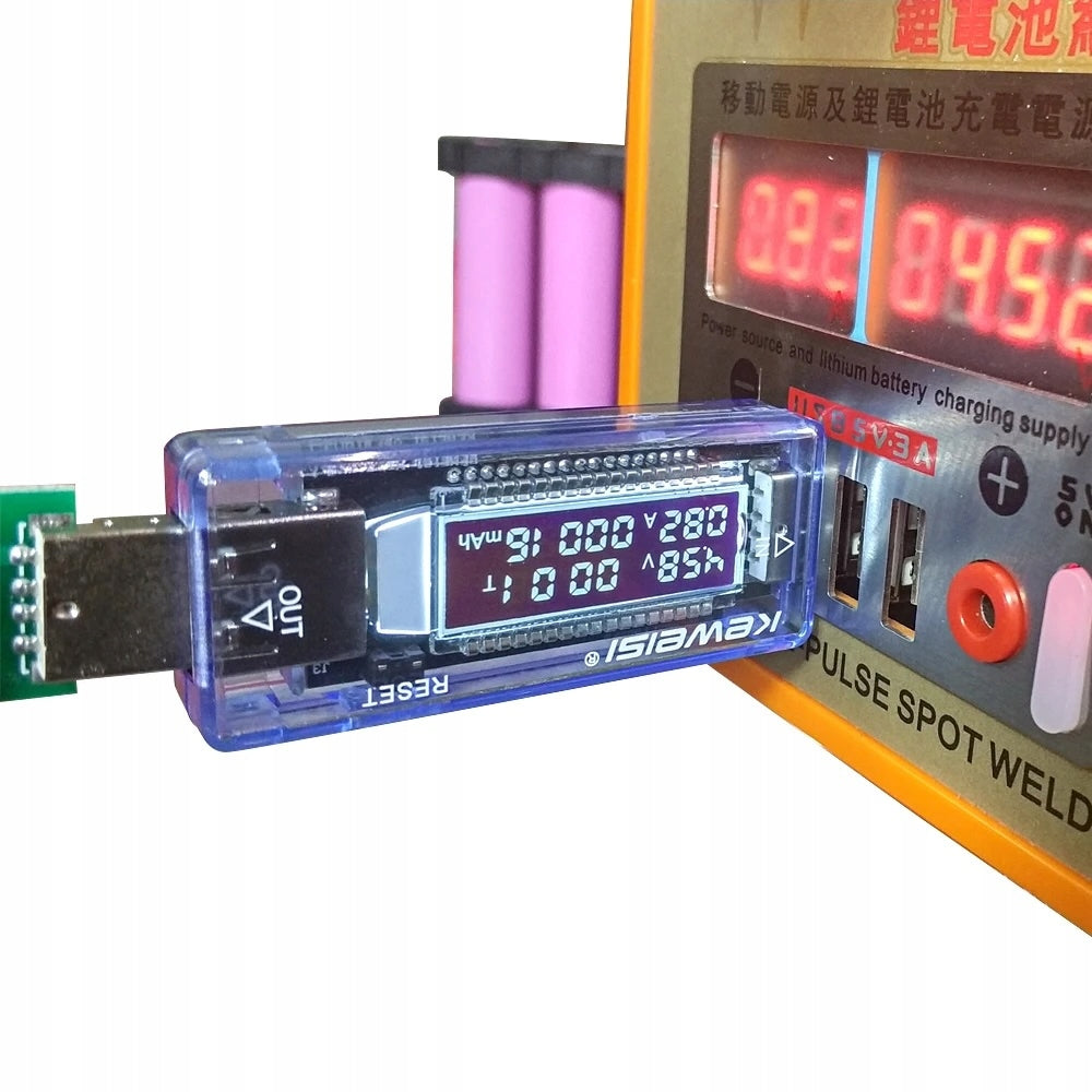 PULSE WELDING MACHINE WITH BATTERY CHARGER CELL TESTER 3IN1 SUNKKO 788H Packaging status original