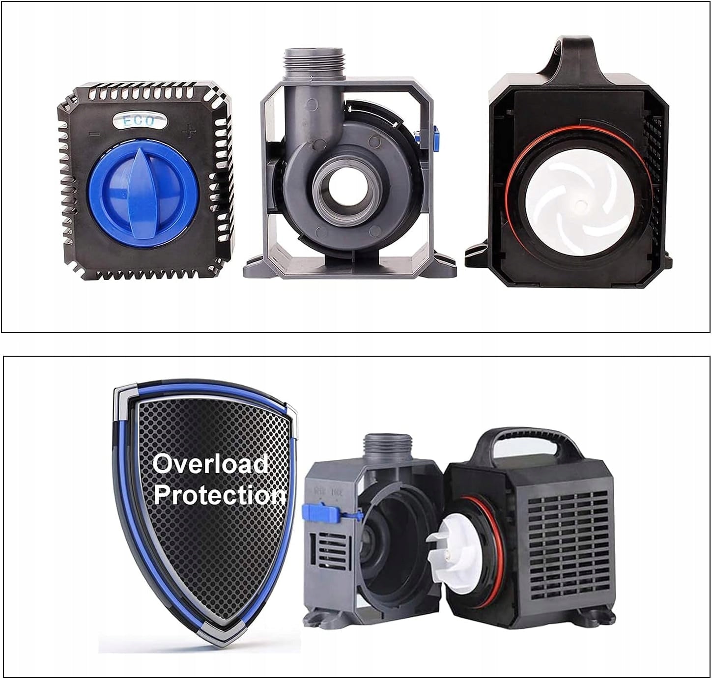 PUMP FOR POND WATER FOUNTAIN AQUARIUM ECO CTP-3800 3600 l/h 20W Additional information water filtration