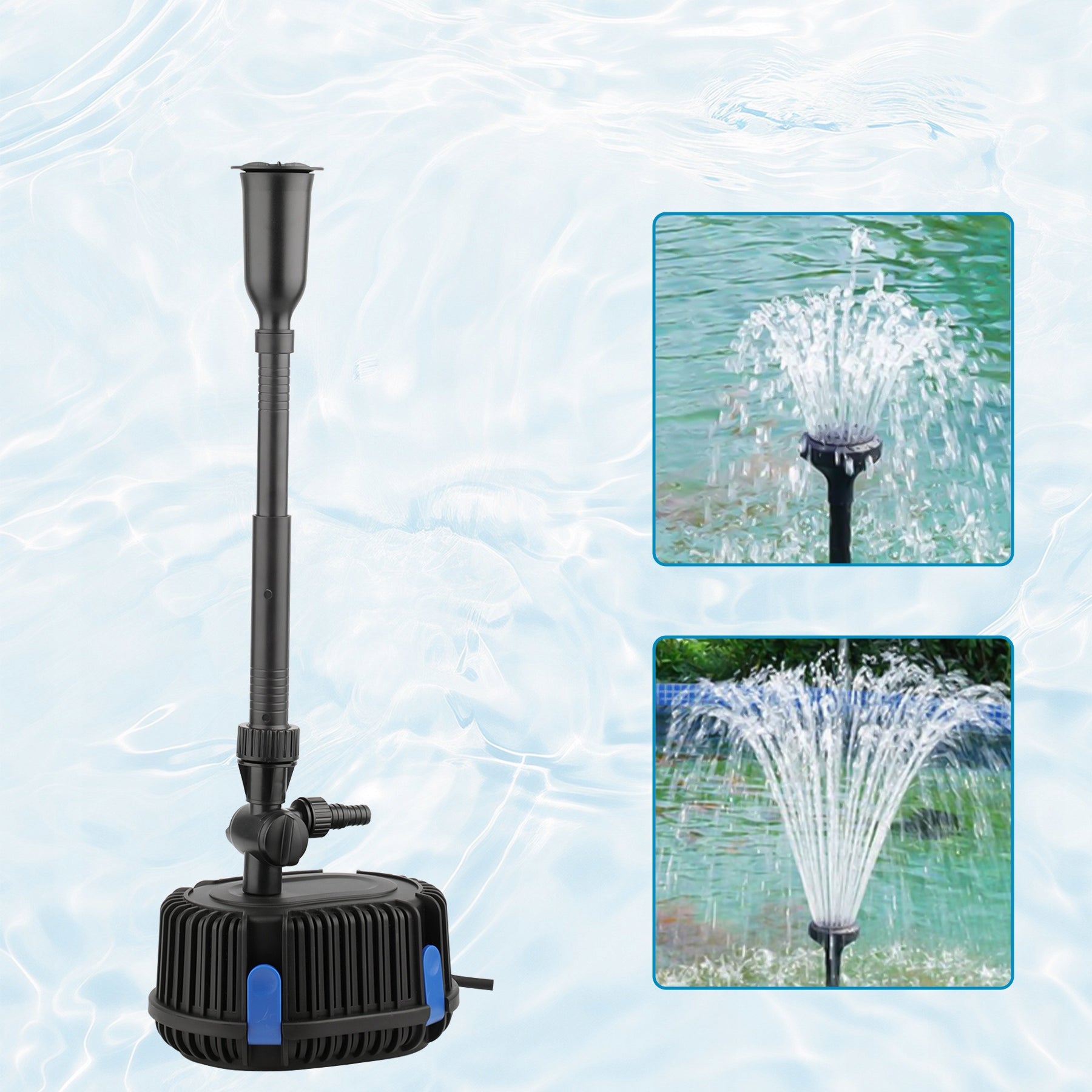 PUMP FOR POND WATER FOUNTAIN CASCADE 1000 l/h 20W Manufacturer no brand