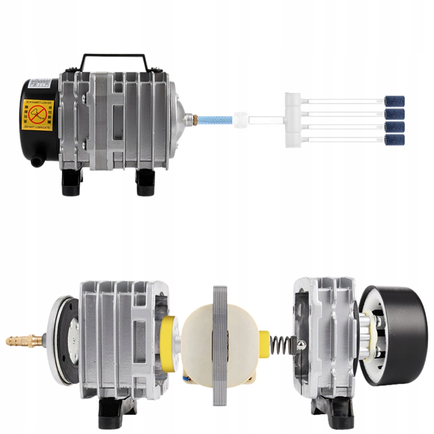 PUMP FOR POND WATER POND AERATOR COMPLETE SET 2400L/h 35W Manufacturer code Napowietrzacz do oczka 35W MOLLY_PET