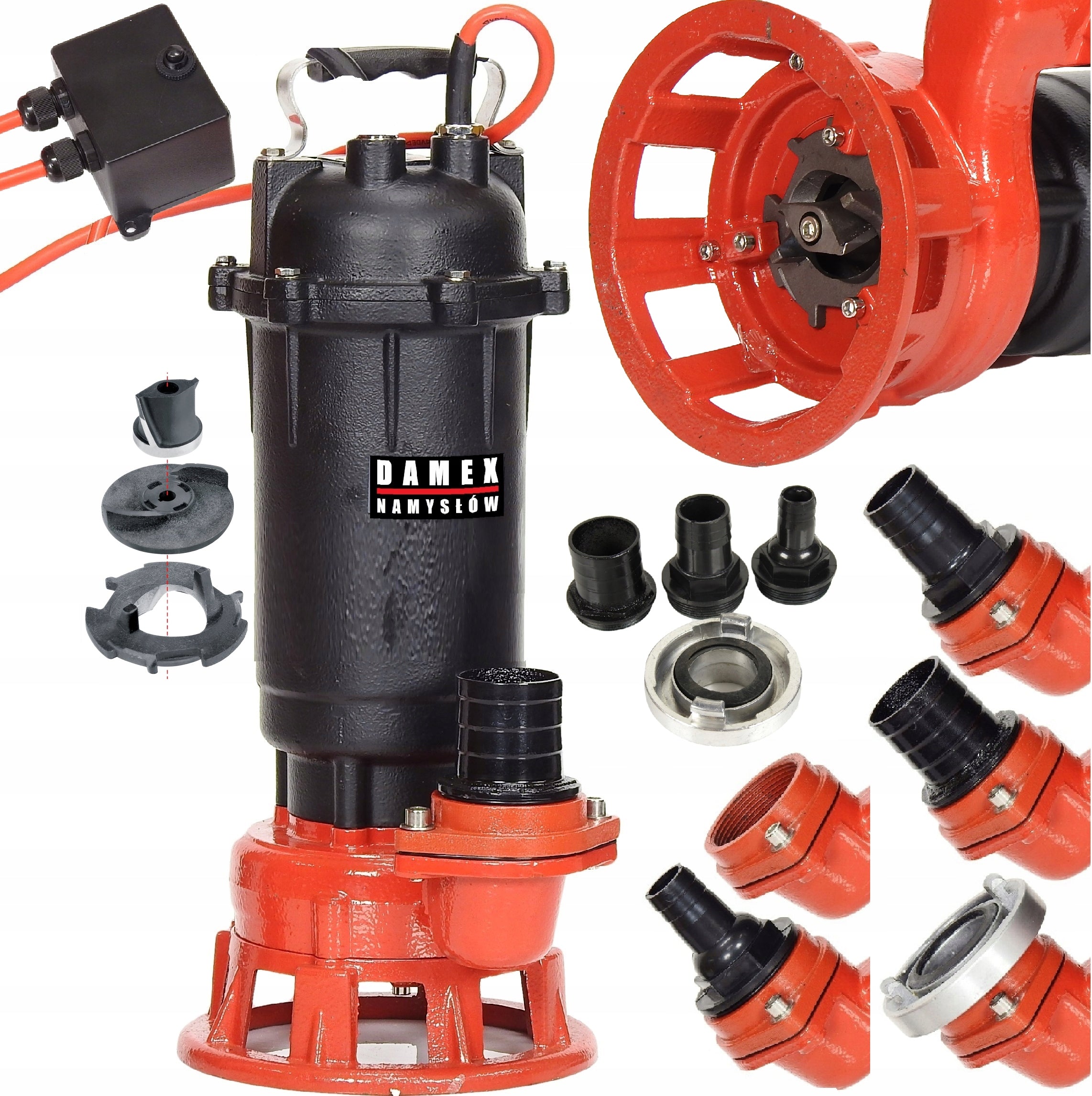 PUMP PX5000 FOR DIRTY WATER SEWAGE SEPTIC TANK CAST IRON CUTTER SHREDDER