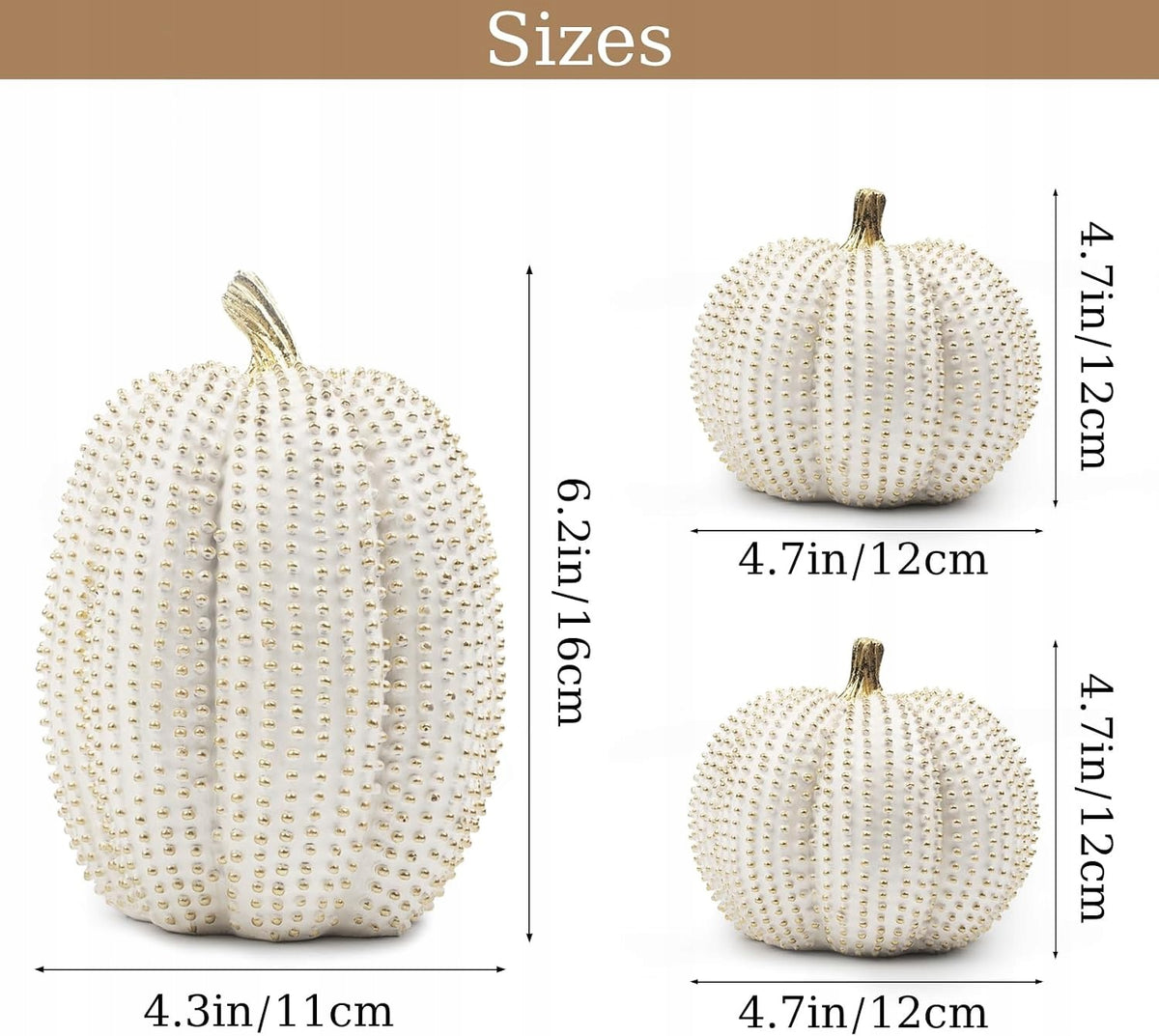 PUMPKIN DECORATION LARGE RESIN SHINY DECORATION AUTUMN HOUSE KITCHEN HALLOWEEN Brand no brand