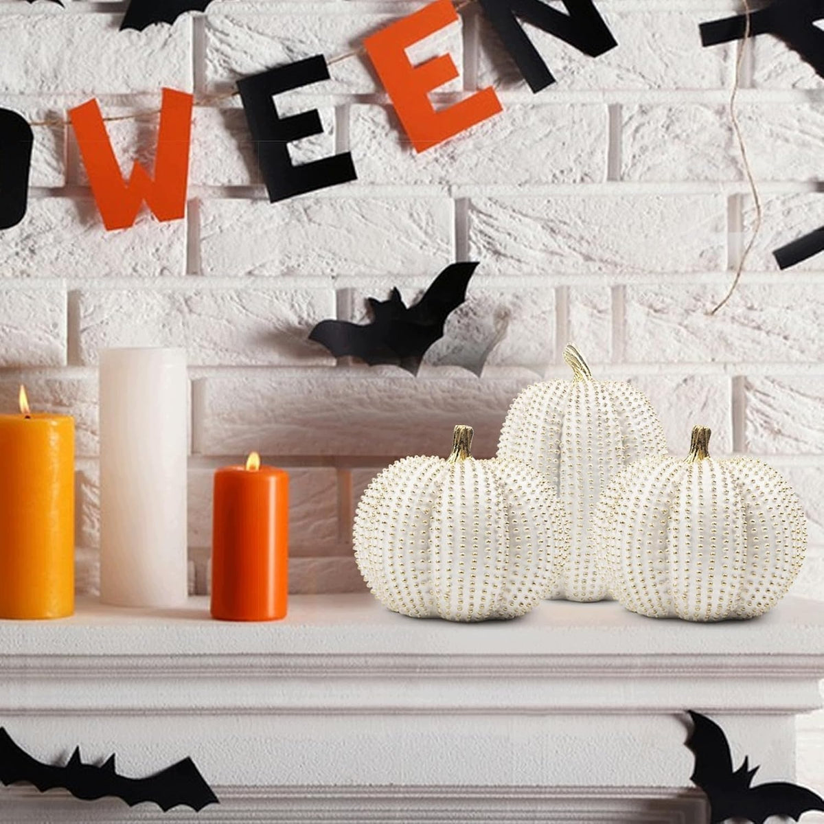 PUMPKIN DECORATION LARGE RESIN SHINY DECORATION AUTUMN HOUSE KITCHEN HALLOWEEN Manufacturer code 5908182407035