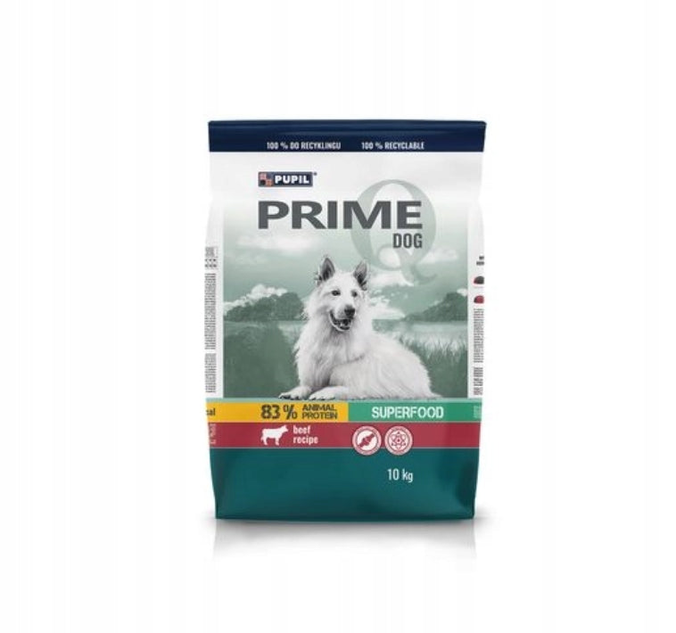 PUPIL PRIME dry food beef 10 kg