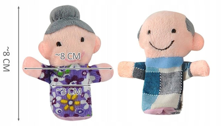PUPPETS FINGER PUPPETS MANKI SET OF 6 PIECES Brand MTS