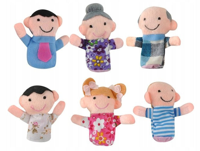 PUPPETS FINGER PUPPETS MANKI SET OF 6 PIECES Color multicolor