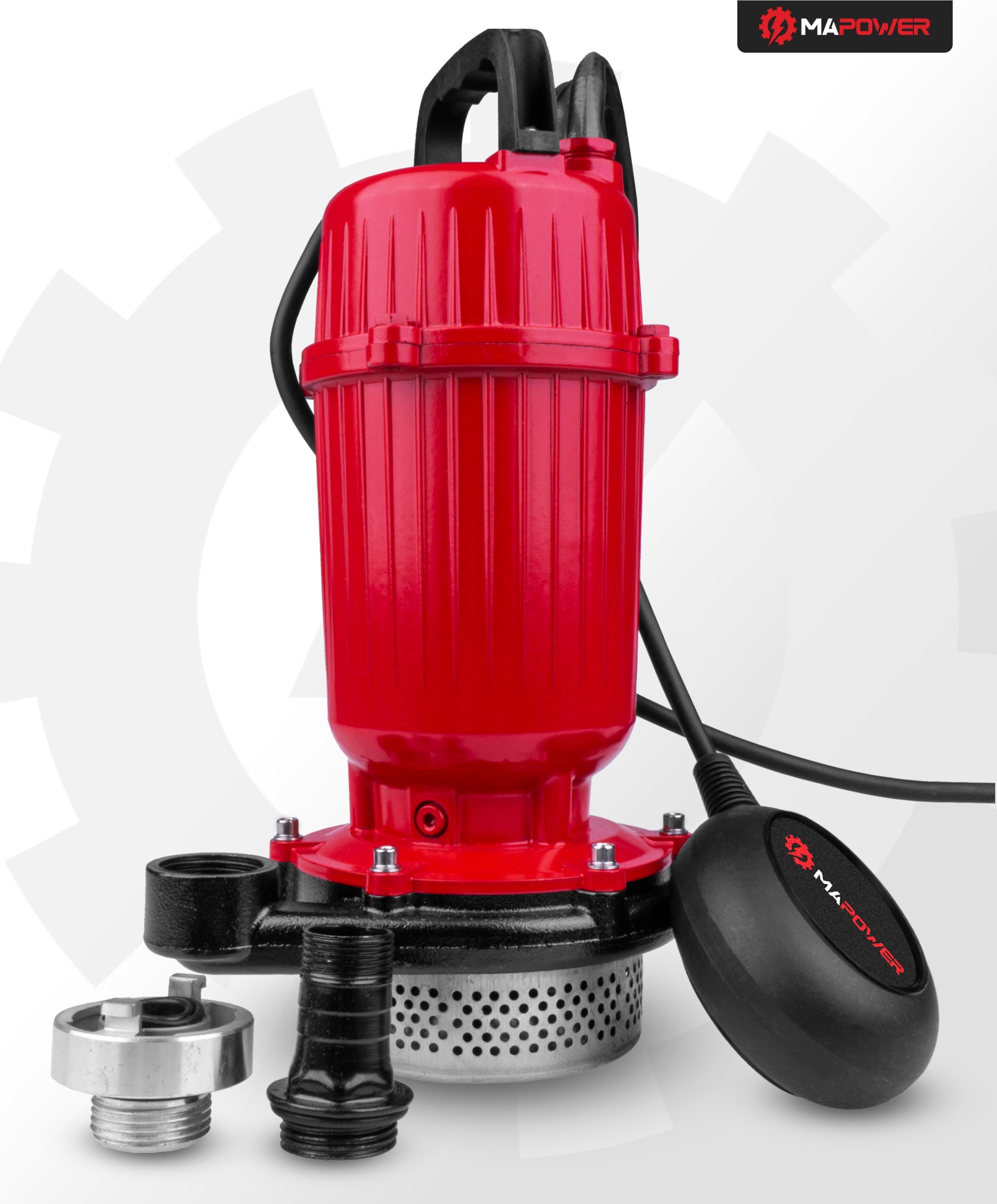 PURE DIRTY POOL WATER PUMP SUBMERSIBLE FLOAT 370W Manufacturer MAPOWER