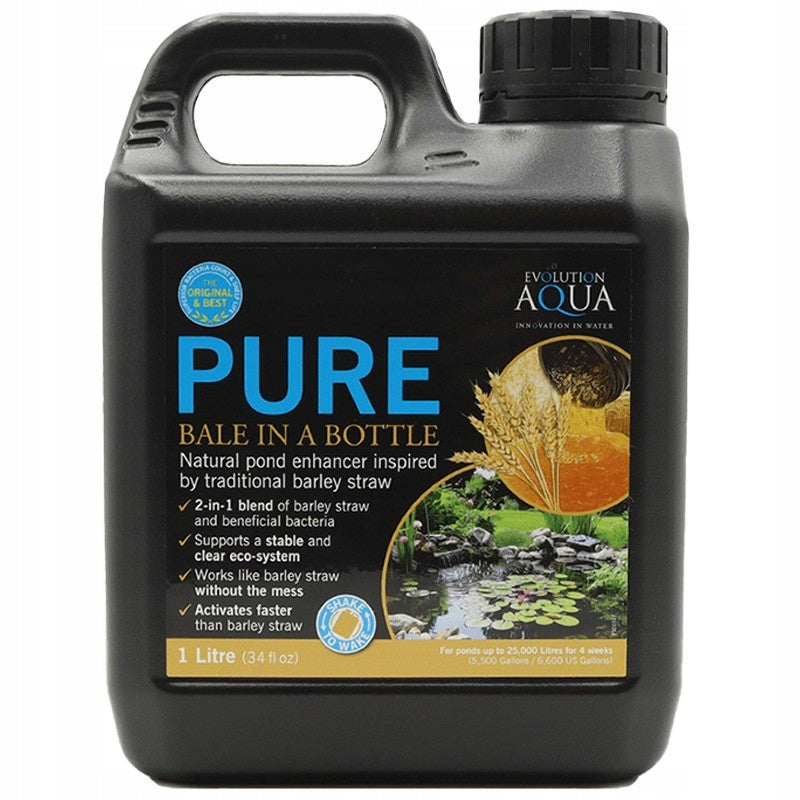 PURE WATER IN AN EYE WITHOUT ALGAE EVOLUTION AQUA PURE BALE IN A BOTTLE 1000ML Form liquid