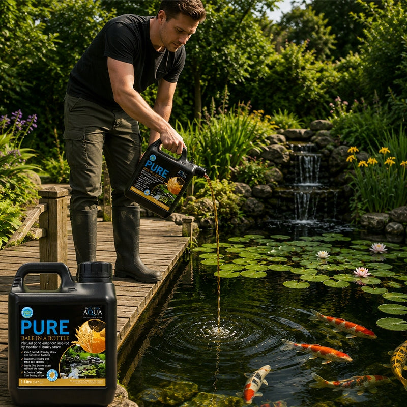 PURE WATER IN AN EYE WITHOUT ALGAE EVOLUTION AQUA PURE BALE IN A BOTTLE 1000ML Manufacturer code PREPARAT DO OCZEK WODNYCH EVOLUTION AQUA 1L