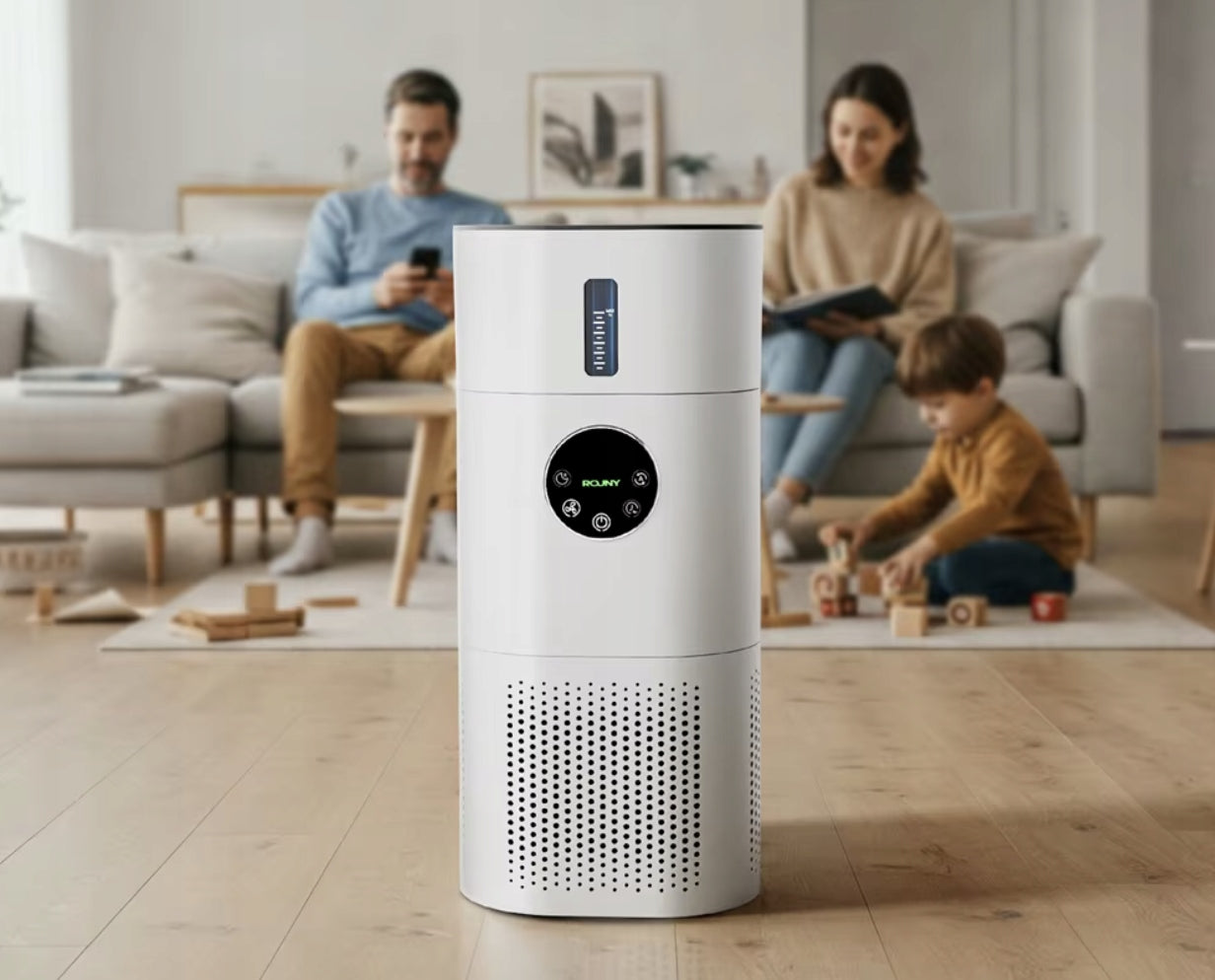 PURIFIER HUMIDIFIER 2IN1 HEPA FILTER POWERFUL EFFICIENT Noise level 25 dB