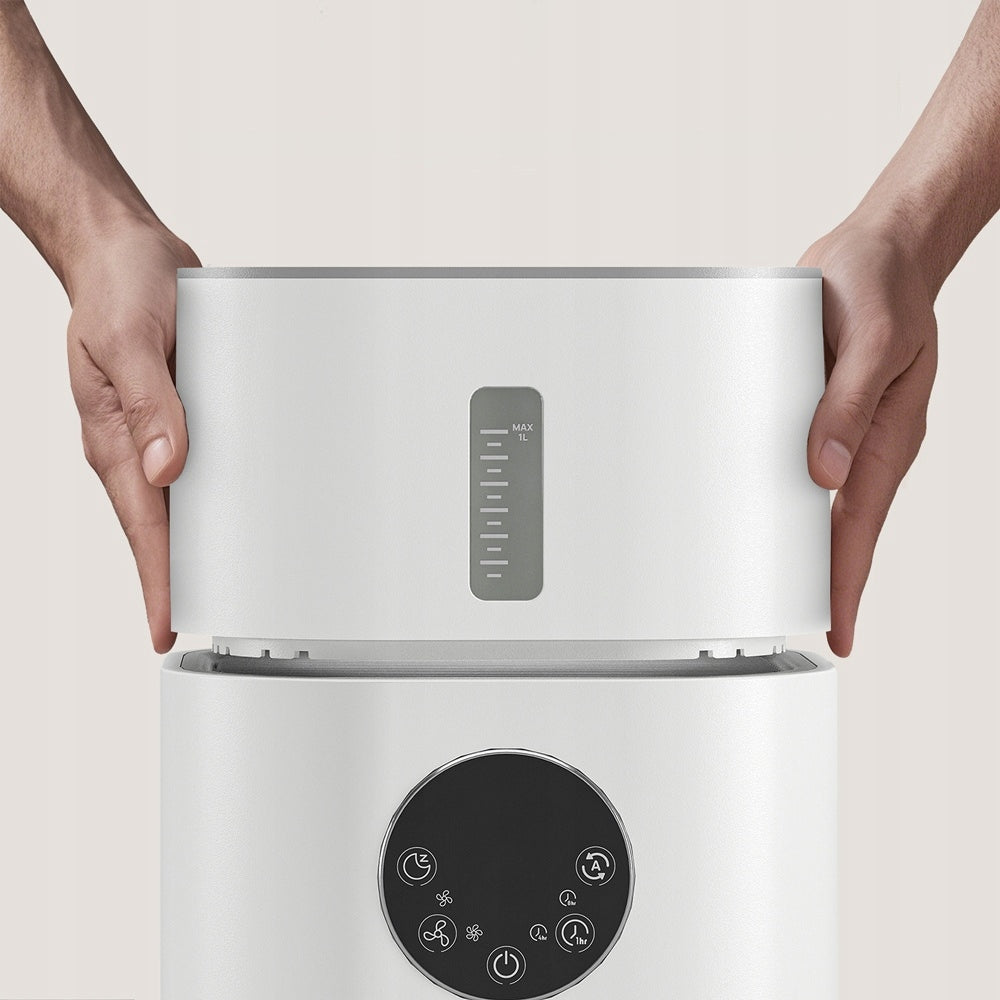 PURIFIER HUMIDIFIER 2IN1 LED TOUCH SCREEN 4 MODE WITH HEPA FILTER Product weight with unit packaging 3.4 kg