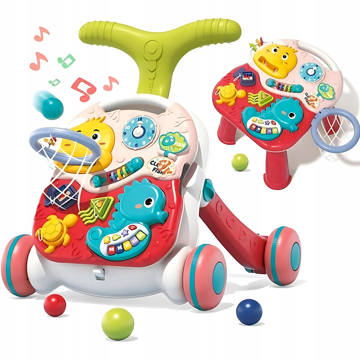 PUSHER 5IN1 BABY WALKER WITH EDUCATIONAL TABLE FUNCTION INTERACTIVE