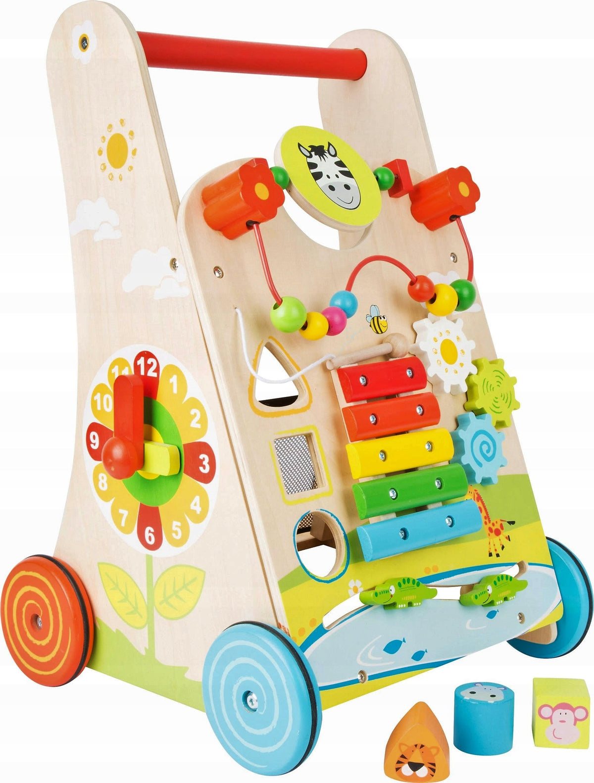 PUSHER, wooden walker for children