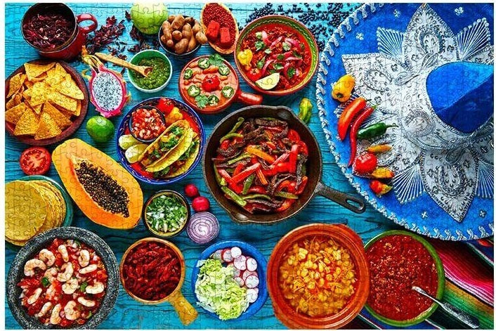 PUZZLE 1000el. Gastronomic puzzle FOOD
