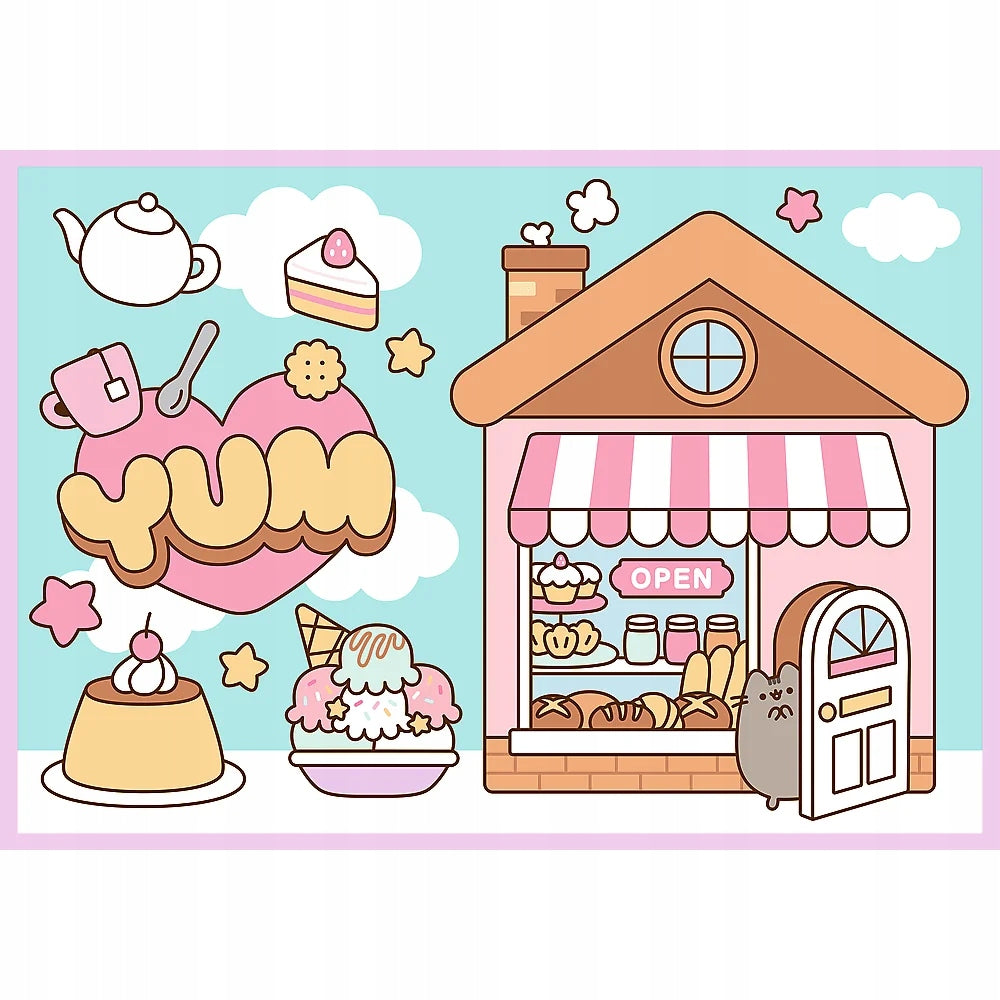 PUZZLE 4 x 250 pieces MEET PUSHEEN, 4 puzzles for children +12 years old Brand Trefl