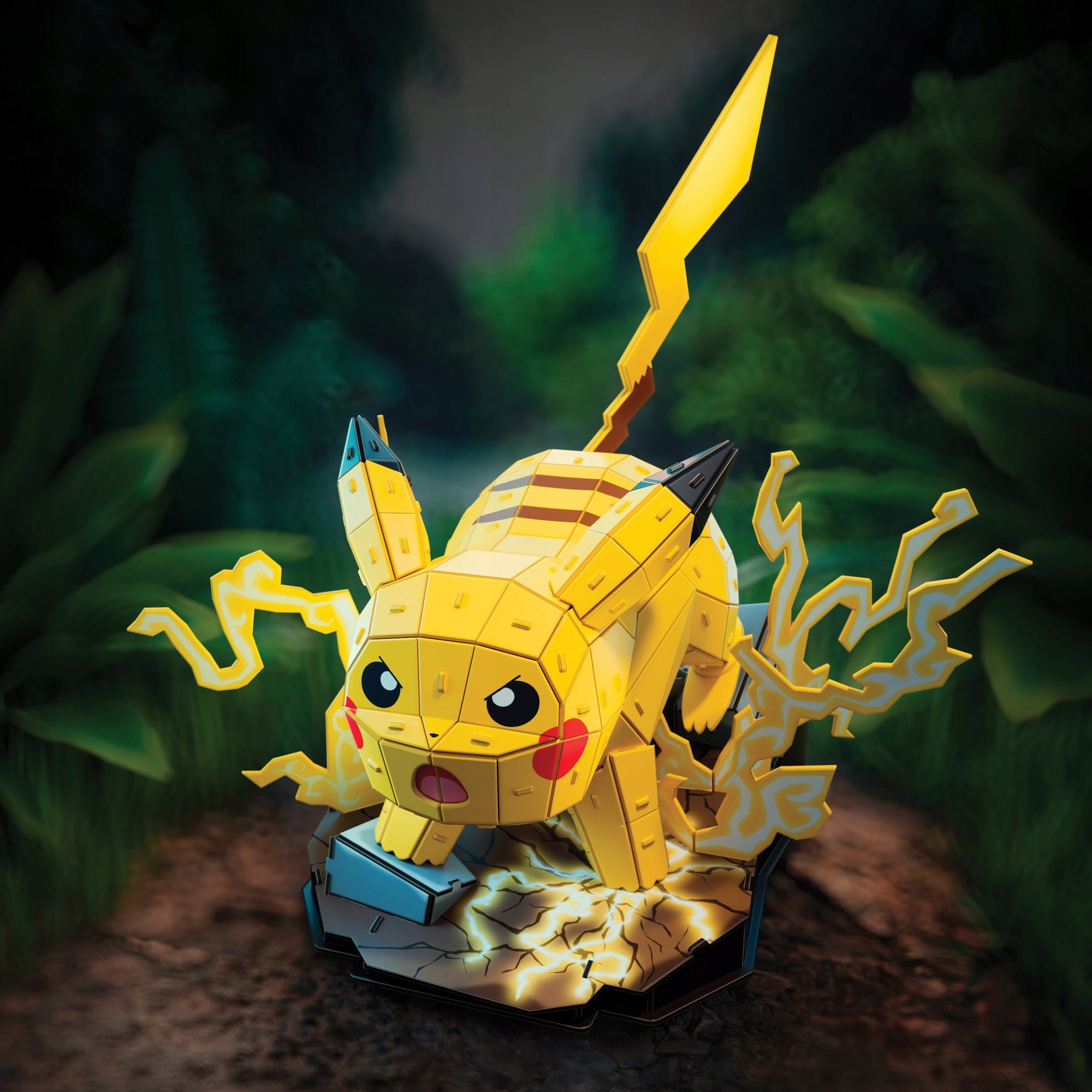 PUZZLE 4D BUILD POKEMON PIKACHU MODEL 3D TO ASSEMBLE 201 PIECES 33 CM Packaging status original