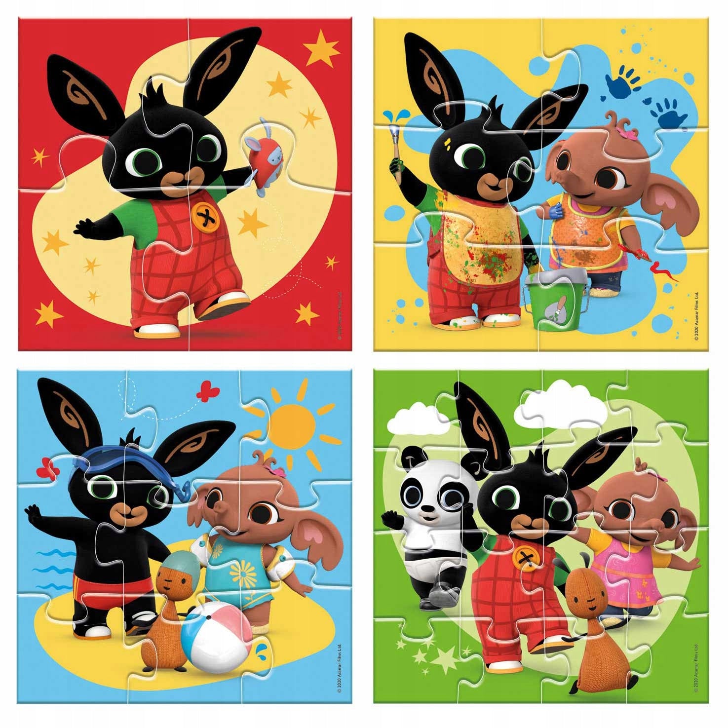 PUZZLE BING 4IN1 PUZZLE FOR CHILDREN SULA 2+ Manufacturer code 8714274190917