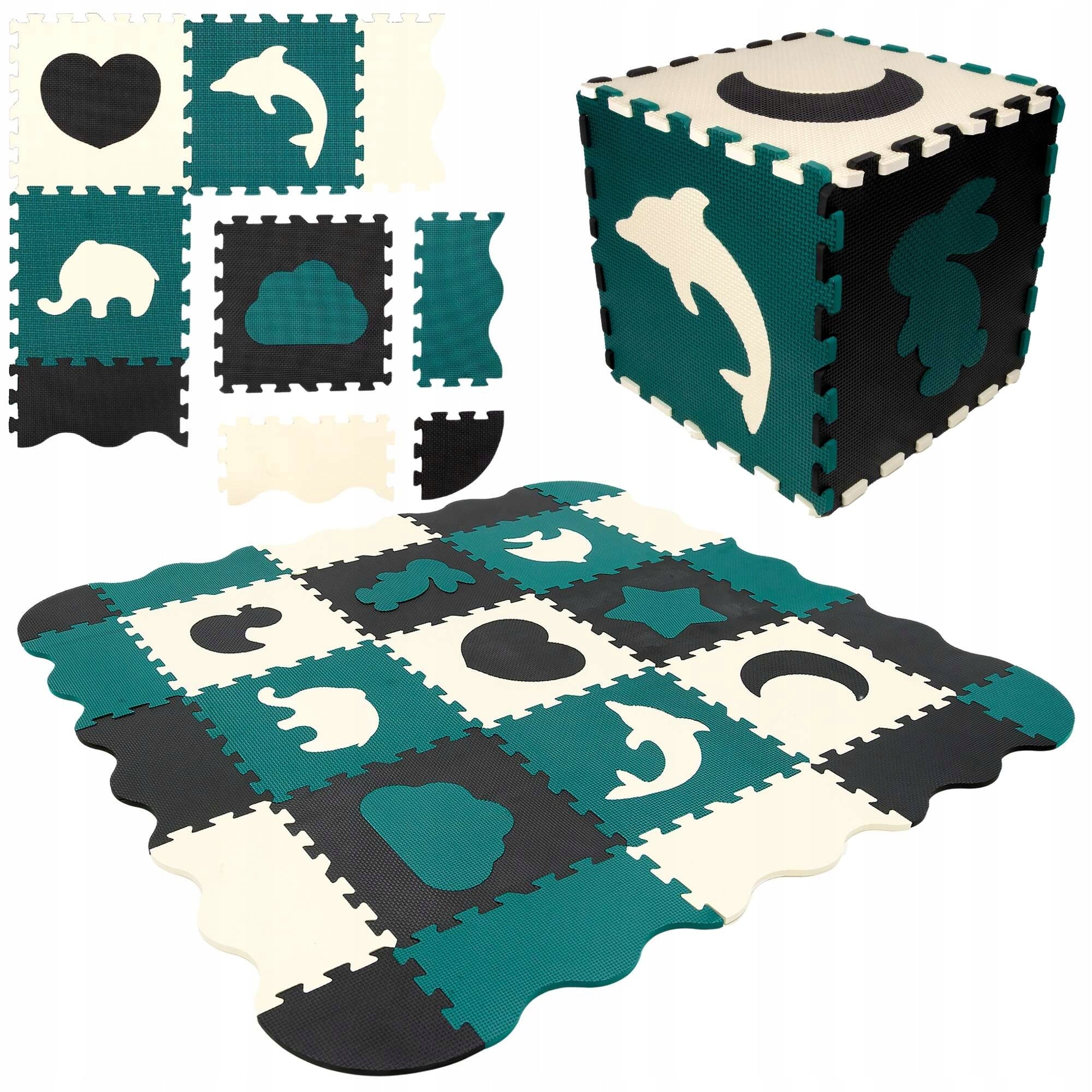 PUZZLE FOAM EDUCATIONAL MAT THICK PLAYPEN 1 cm EAN (GTIN) 5904204234436